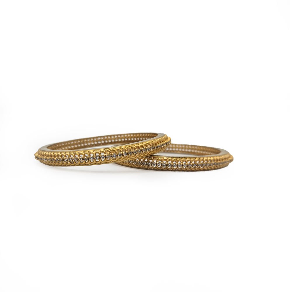 Gold Twisted Chain Bangles