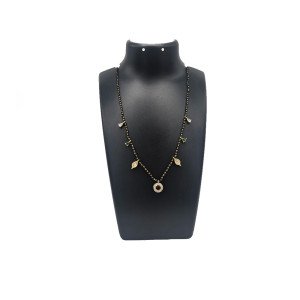 Unique Black Beaded 1 Gram Gold Mangalsutra