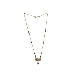 Bow Design 1 Gram Gold Mangalsutra